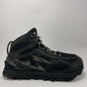 Altra Lone Peak 4 Mid RSM Boots Womens 8 Trail Running Hiking Black Waterproof